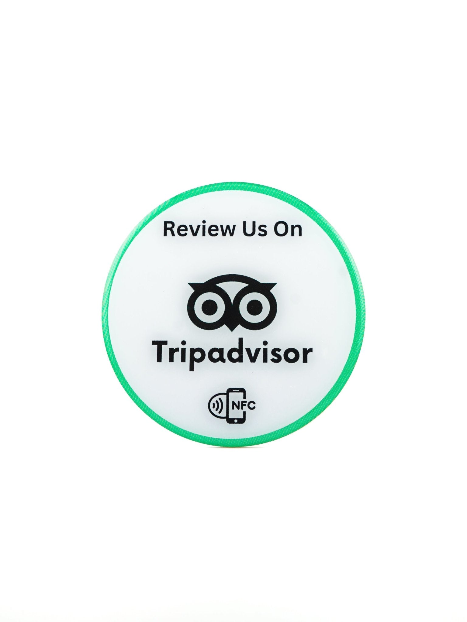 Hochwertiger NFC - Aufkleber für mehr Tripadvisor Bewertungen - Custom Ratings